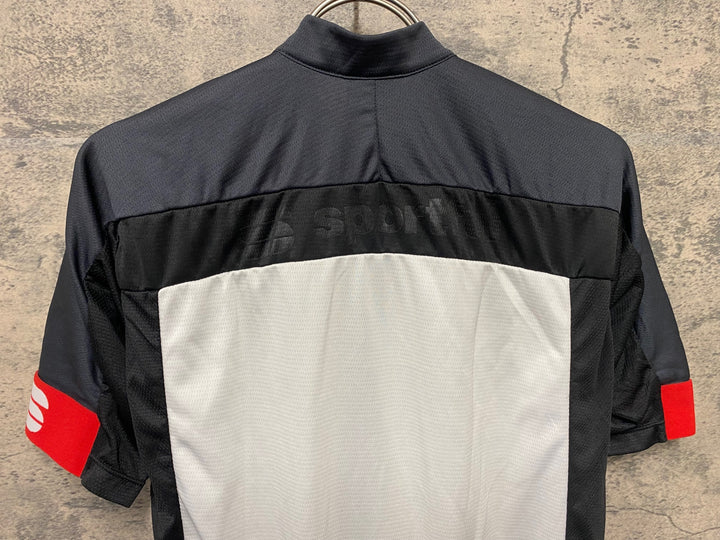 KH002 スポーツフル sportful 半袖 サイクルジャージ 黒白 M