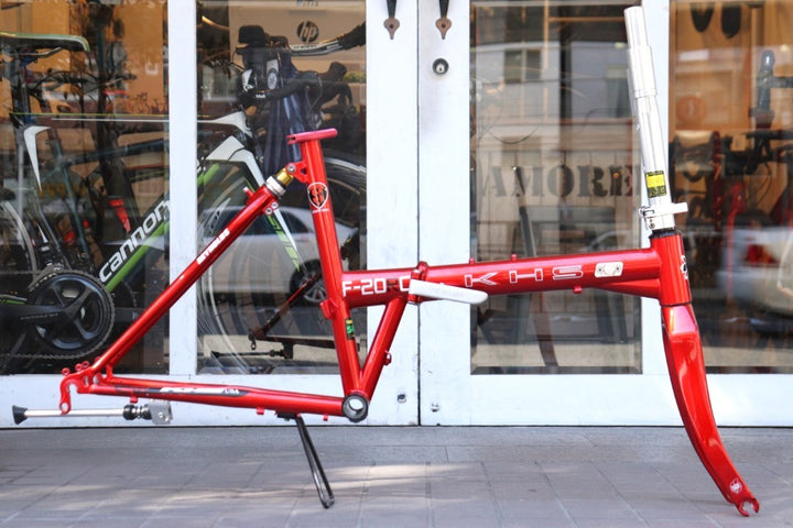 KHS F20-RC 2016モデル クロモリ カーボンフォーク ミニベロ 折り畳み フレームセット 20インチ 【横浜店】