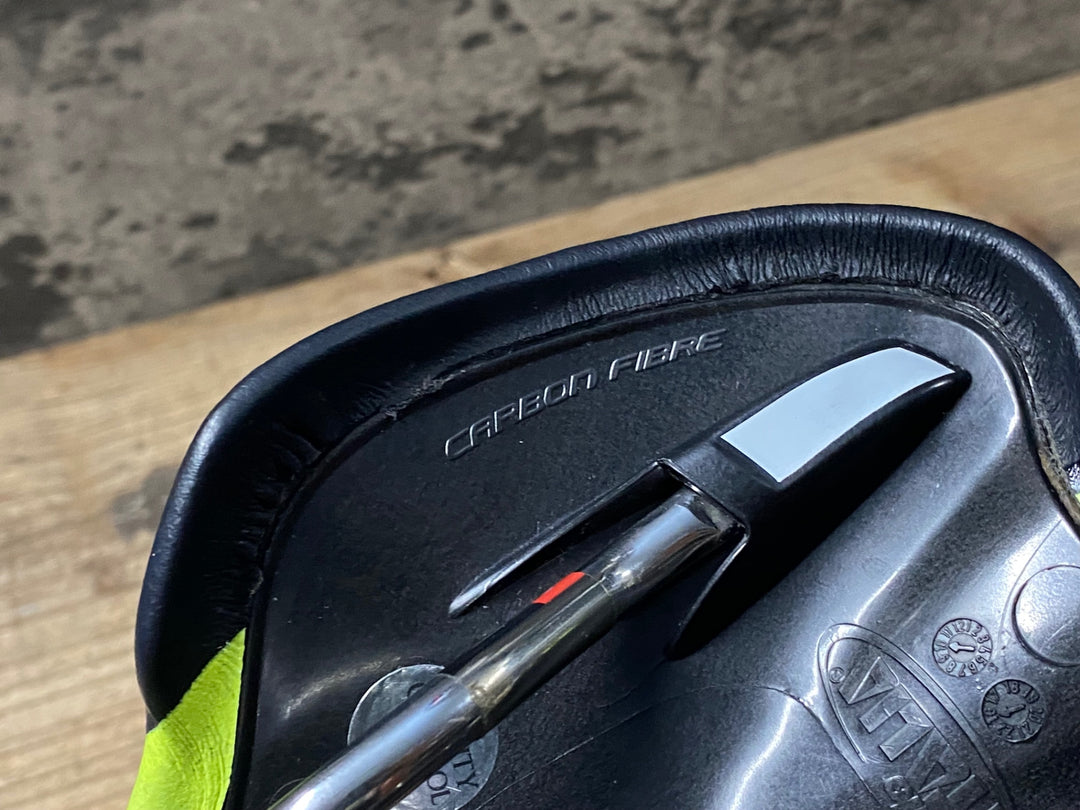 KJ133 セライタリア SELLE ITALIA SLR TEAM EDITION サドル 黒黄 Ti316 レール