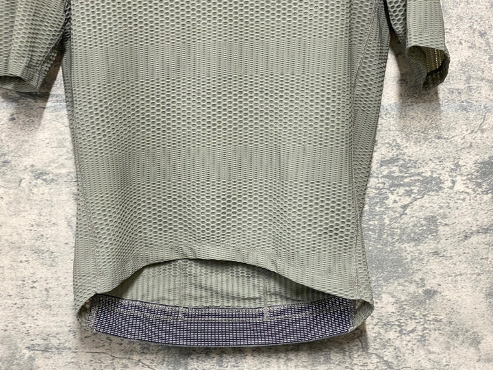 KJ284 パスノーマルスタジオ PAS NORMAL STUDIOS Men's Mechanism Pro Zipless Jersey 半袖 サイクルジャージ カーキ L