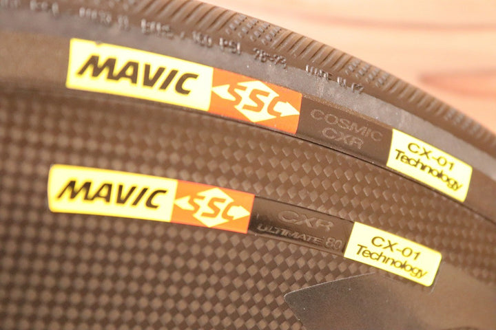マヴィック MAVIC CXR ULTIMATE 80 RIM シマノ 11S/12S 外幅27mm カーボン チューブラー ホイールセット 【広島店】