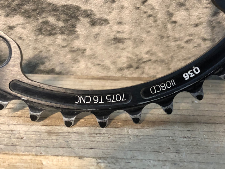 JR074 ローター ROTOR 楕円 チェーンリング セット 4ARM PCD110 52/36T