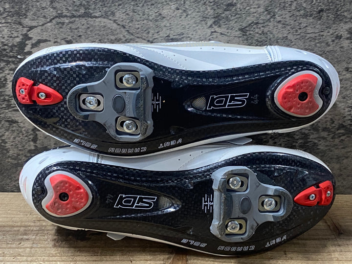 KI022 SIDI エルゴ カーボン ERGO3 CARBON ビンディングシューズ LOOK 白 EU44