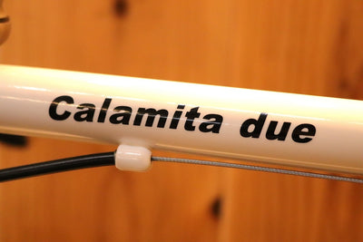 カラミータ CALAMITA デュエ DUE Lサイズ カンパニョーロ ヴェローチェ 10S クロモリ ロードバイク 【芦屋店】