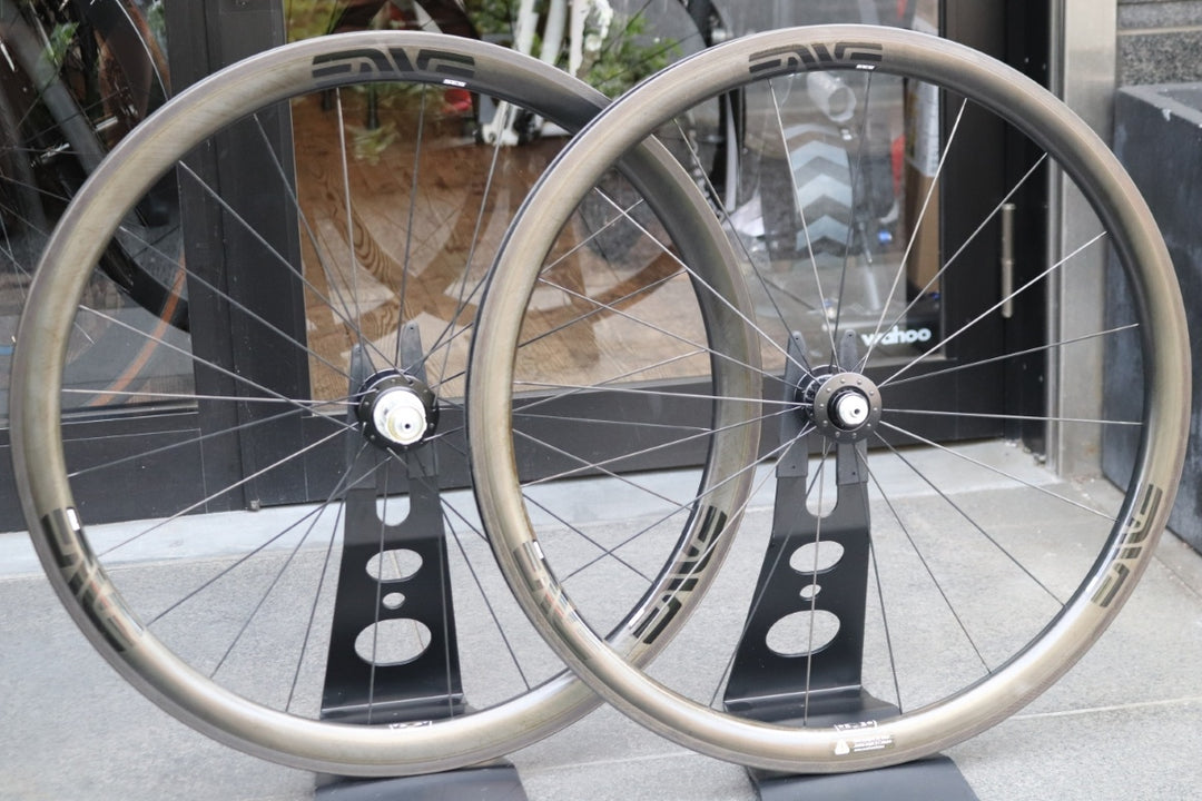 【訳アリ】 エンヴィ ENVE ゴキソ GOKISO クライマーハブ/ENVE SES3.4リム カーボン チューブレス ホイールセット シマノ12/11S 21C 【東京南麻布店】