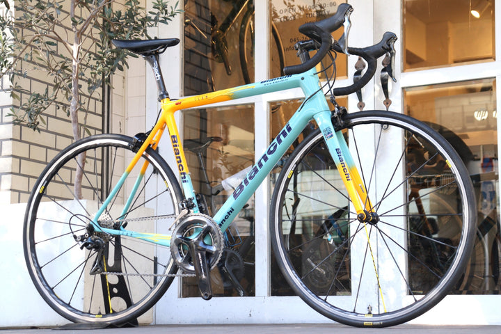 ビアンキ BIANCHI スペシャリッシマ SPECIALISSIMA CV PANTANI 2018モデル 57サイズ シマノ デュラエース R9100 11S カーボン ロードバイク 【横浜店】