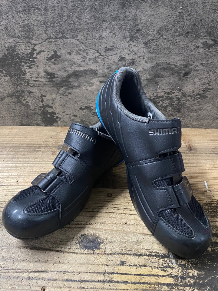 KI044 シマノ SHIMANO RP3 SH-PR300-S B ビンディングシューズ SPD SPD-SL 黒 EU42