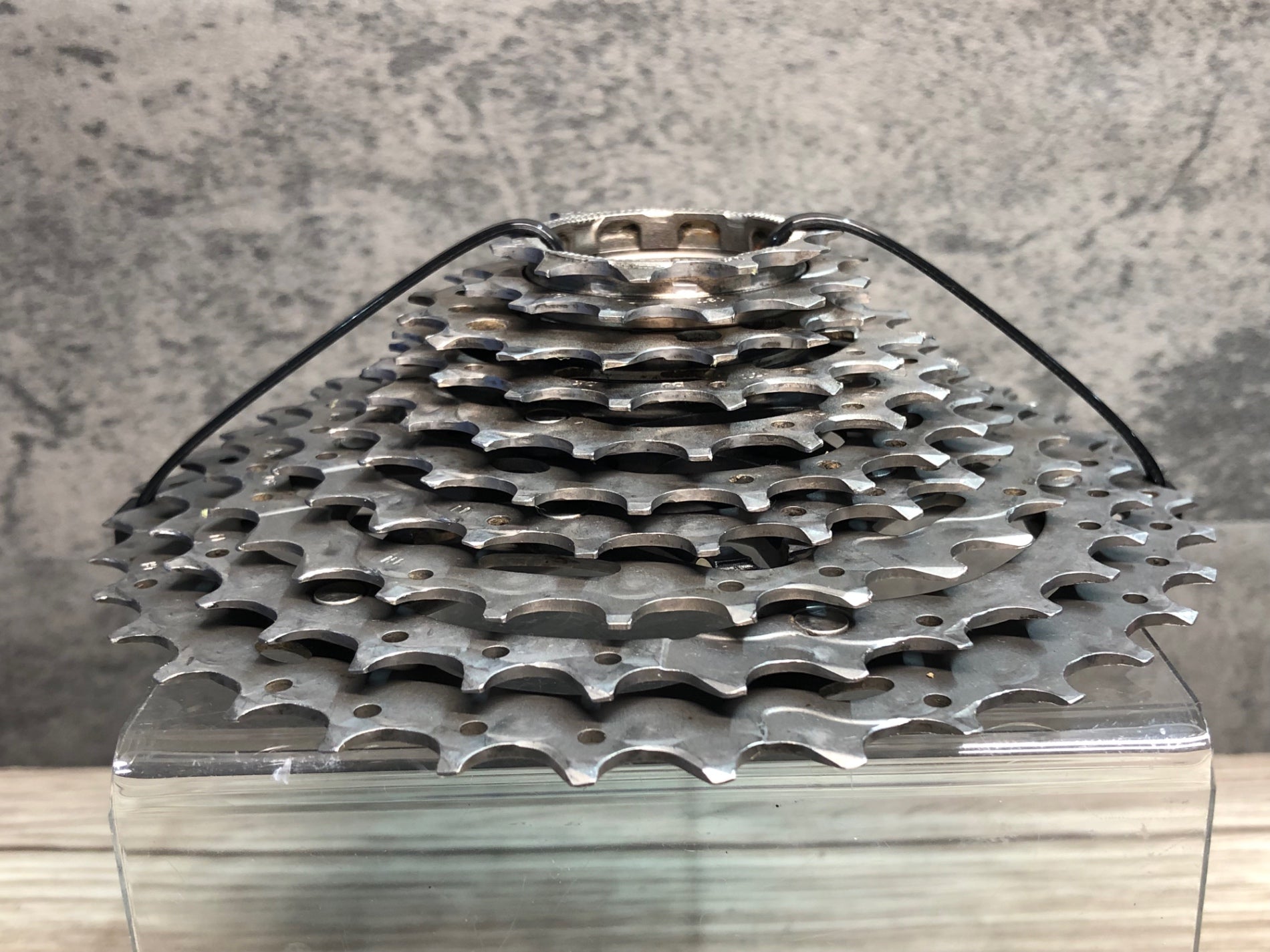 美品　Shimano XTR CS-M980 スプロケット 10速 11-36T シマノ SHIMANO XTR CS-M980 スプロケット 11-36T 10速 サビ 使用感大