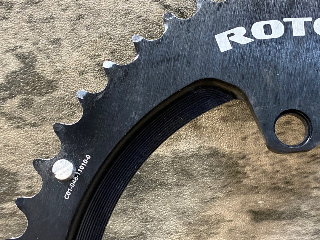 KE201 ローター ROTOR Q-RINGS オーバル チェーンリング BCD110 SH  7075 T6 CNC 50T ボルト付属