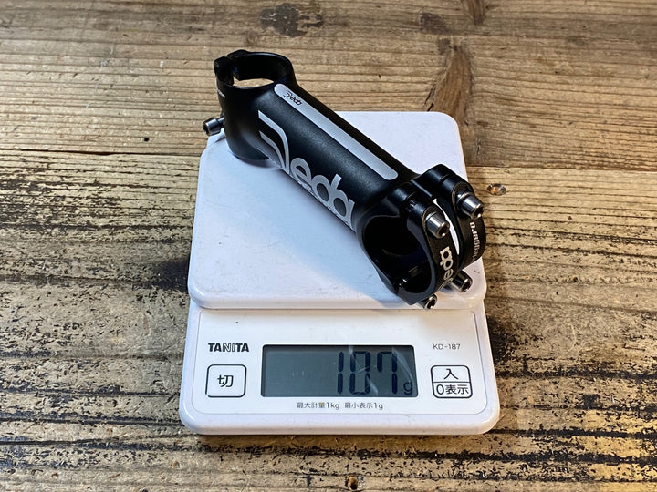 JV638 デダ Deda superleggero アルミ ステム 黒 110mm Φ31.7 OS 82° ※ボルト欠品