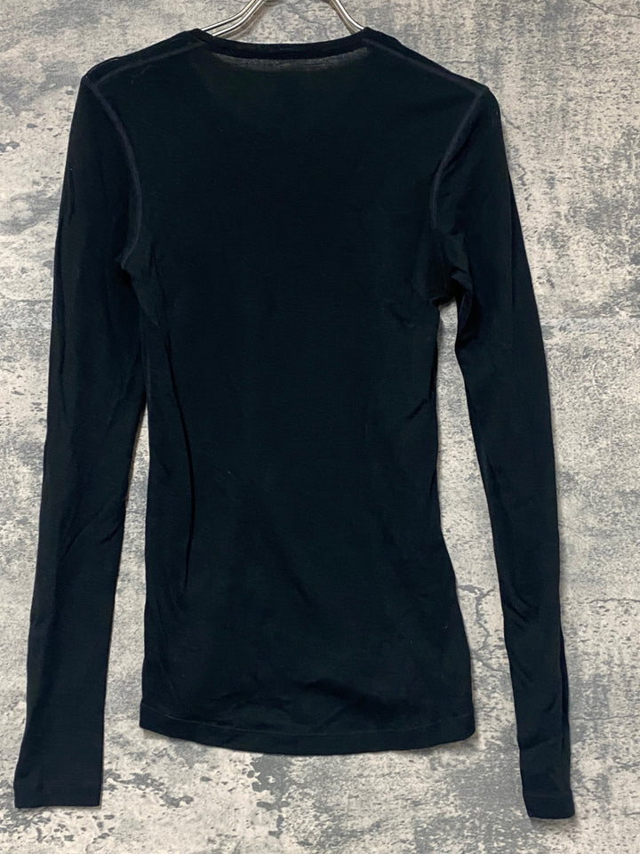 JY114 ラファ Rapha WOMEN’S LONG SLEEVE MERINO BASE LAYER 長袖 ベースレイヤー インナー レディース 黒 S