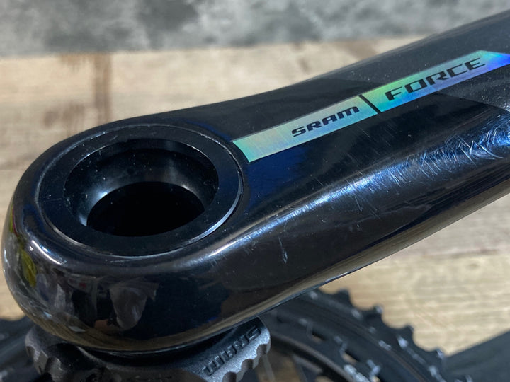 JZ469 スラム SRAM FORCE D2 クランクセット パワーメーター付き 165mm 48/35T