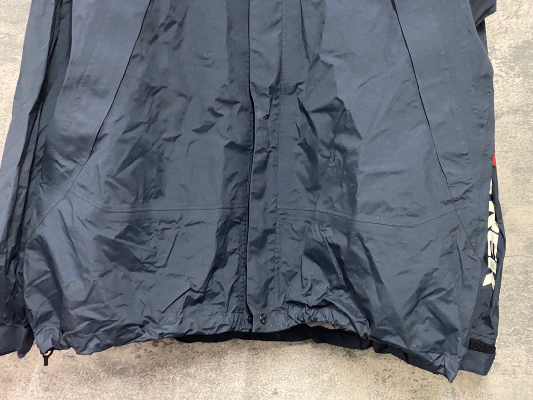JX668 ボントレガー BONTRAGER TREK フーディ 長袖 レインジャケット 濃紺 XL