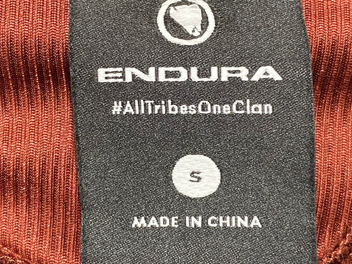 JI005 エンデューラ ENDURA 半袖 ハーフジップ サイクルジャージ S バーガンディ