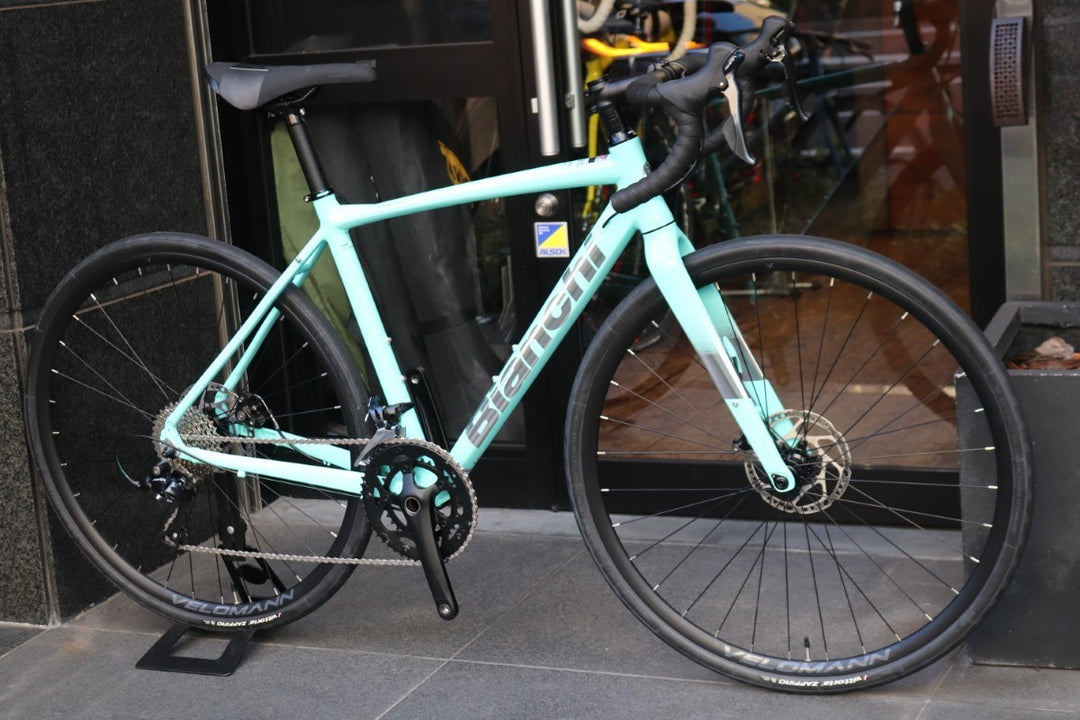 ビアンキ BIANCHI ヴィアニローネ VIA NIORE7 DISC 2022モデル 53サイズ シマノ ソラ R3000 9S アルミ ディスクブレーキ ロードバイク 【東京南麻布店】