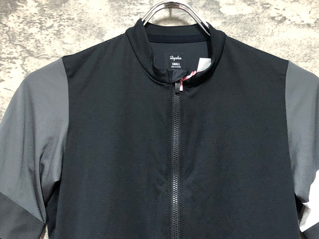 KM133 ラファ Rapha PRO TEAM TRAINING JERSEY 半袖 サイクルジャージ 黒 S