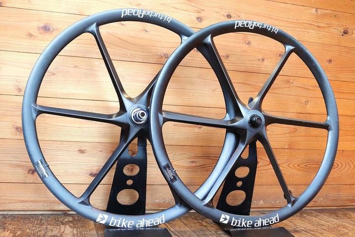 バイクアヘッド BIKE AHEAD ビターボロード BITURBO ROAD カーボン チューブレスレディ ホイールセット シマノ 12S/11S バトンホイール 【芦屋店】