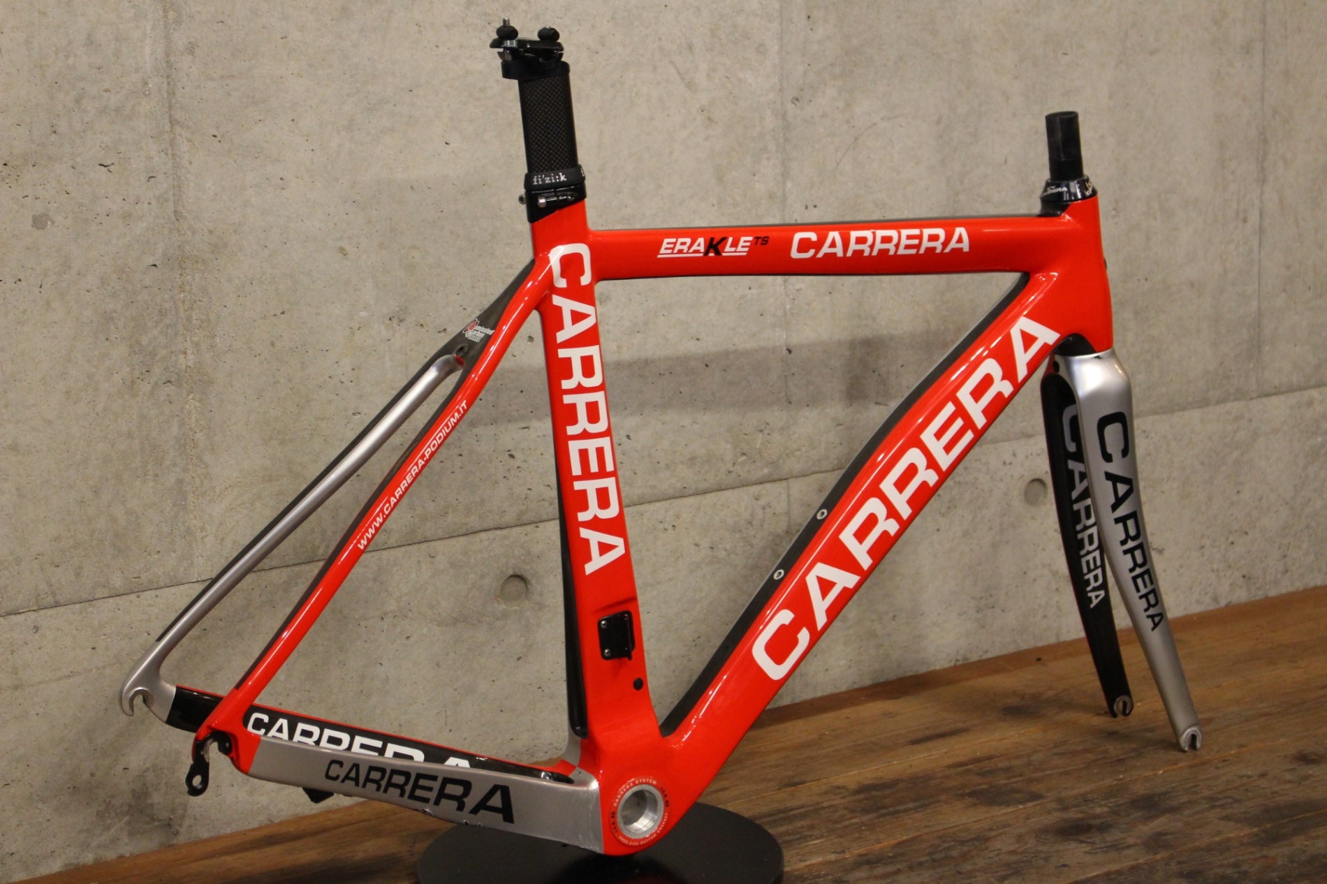 「TERU」CARRERA Eracle TS カーボンロードバイク カレラ CARRERA エラクル ERAKLE TS 2013モデル Sサイズ カーボン