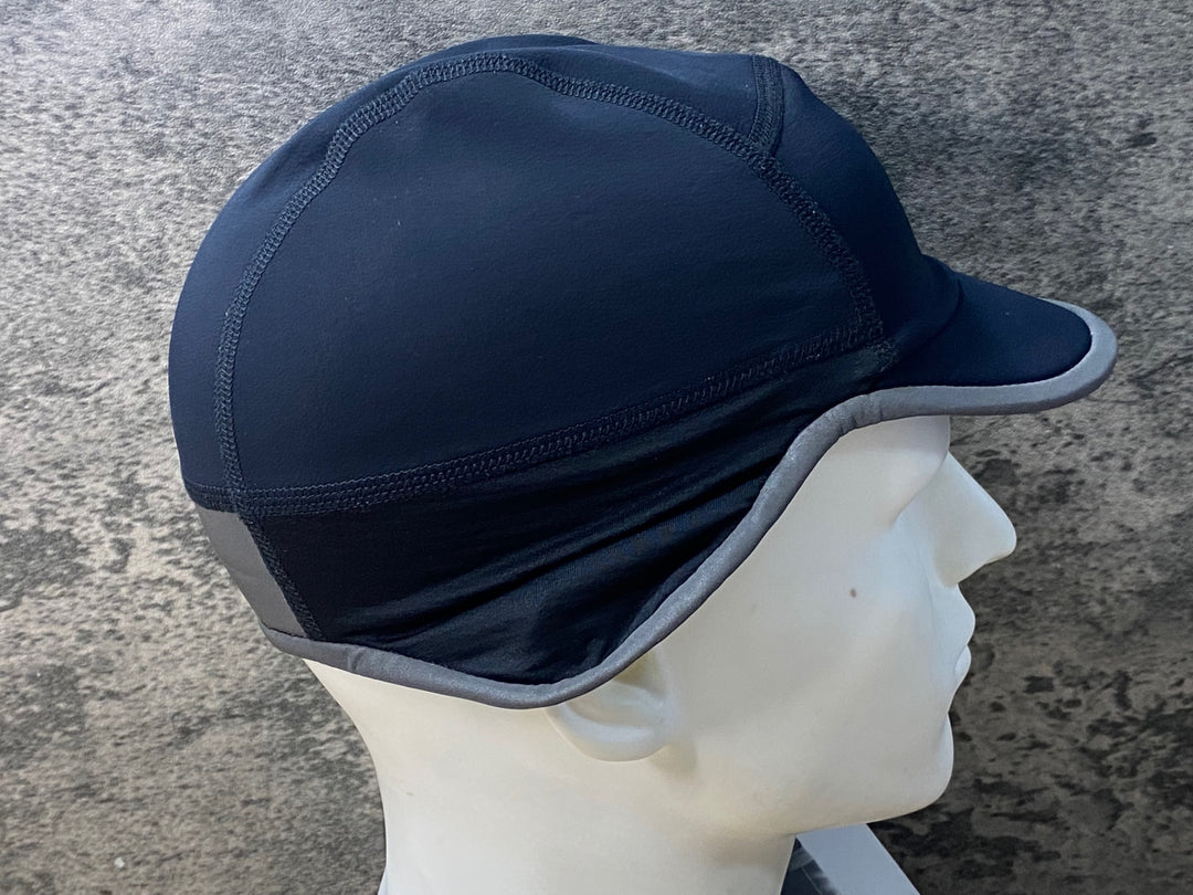 JN733 ラファ Rapha PRO TEAM WINTER HAT サイクルキャップ 黒 S-M 裏起毛