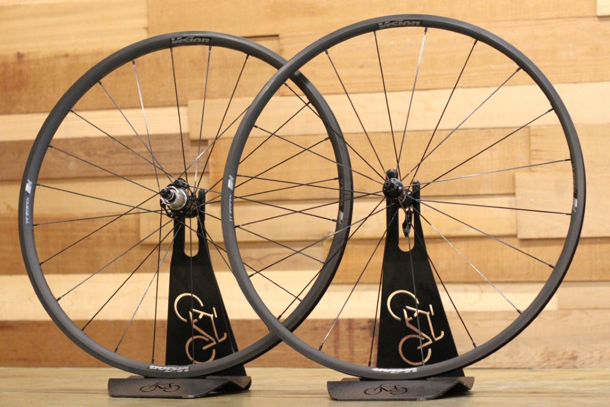 希少VISION TRIMAX30シルバーホイール前後セットカンパフリー 希少VISION TRIMAX30シルバーホイール前後セットカンパフリー 希少