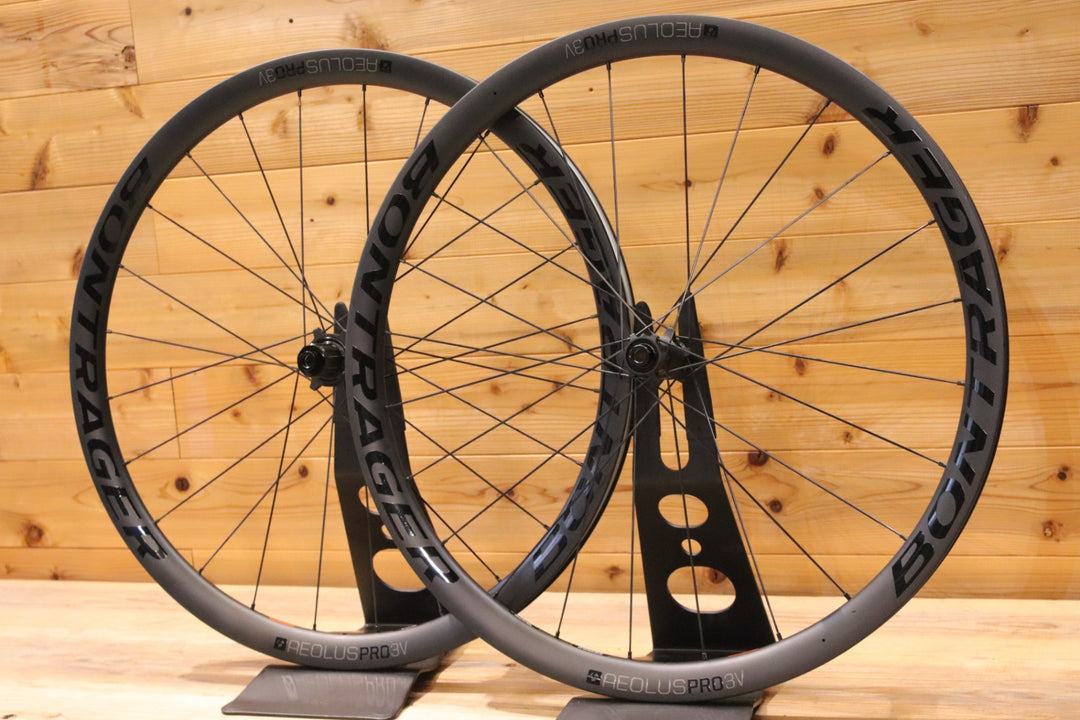 ボントレガー BONTRAGER アイオロス AEOLUS PRO 3V TLR DISC シマノ 11S/12S 25C カーボン チューブレスレディ グラベル ホイールセット 【広島店】
