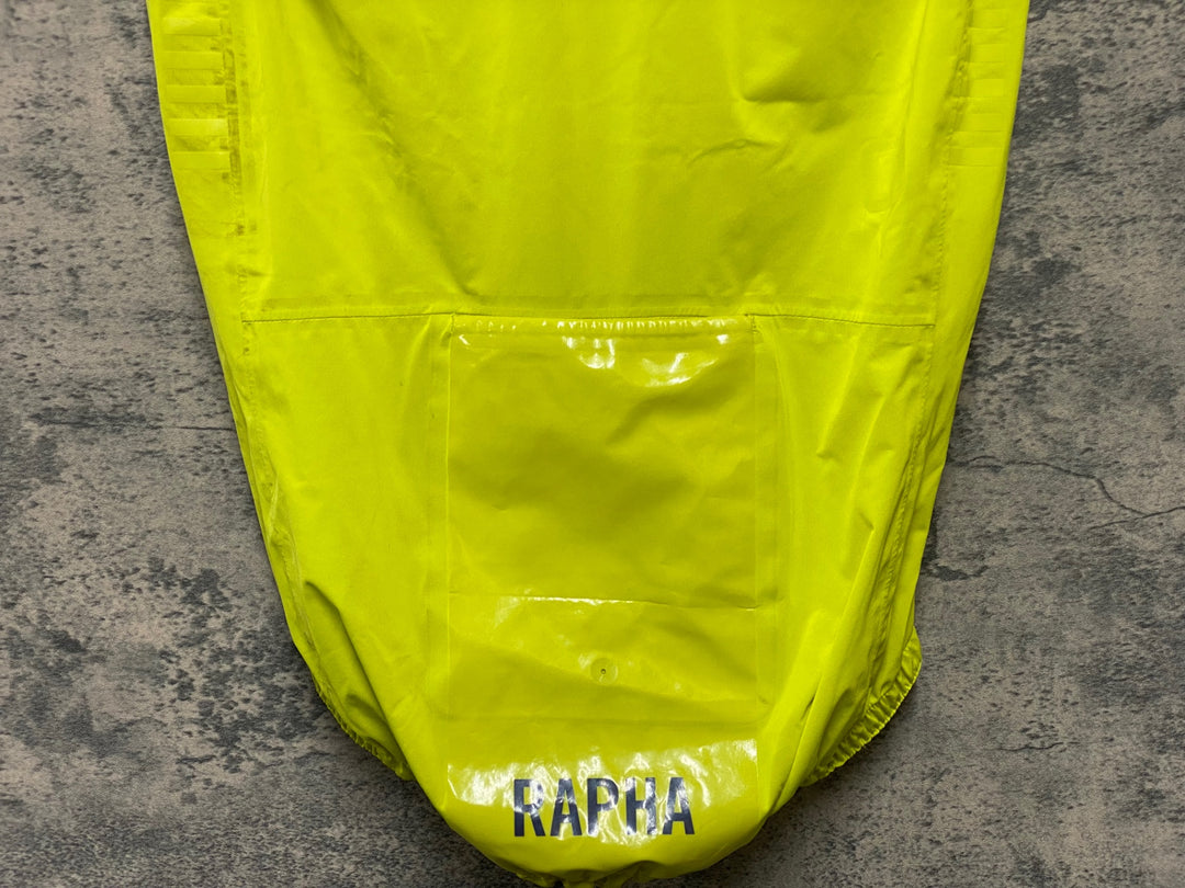 KI221 ラファ Rapha PRO TEAM LW RAIN GILET サイクルベスト ジレ 黄 M