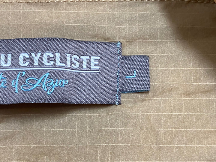 JY661 カフェドシクリステ CAFE DU CYCLISTE 長袖 フーディ ウィンドブレーカー 薄茶 L