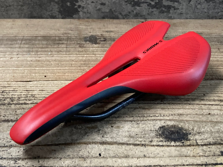 KC145 スペシャライズド SPECIALIZED S-WORKS トゥーぺ TOUPE サドル カーボンレール 143mm 赤