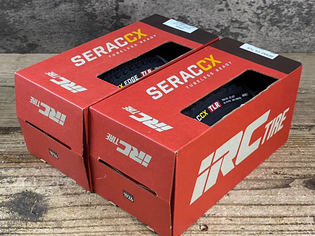 JU726 iRC SERAC CX TUBELESS READY / SERAC CX TUBELESS READY EDGE チューブレスレディ タイヤ 700x32C セット