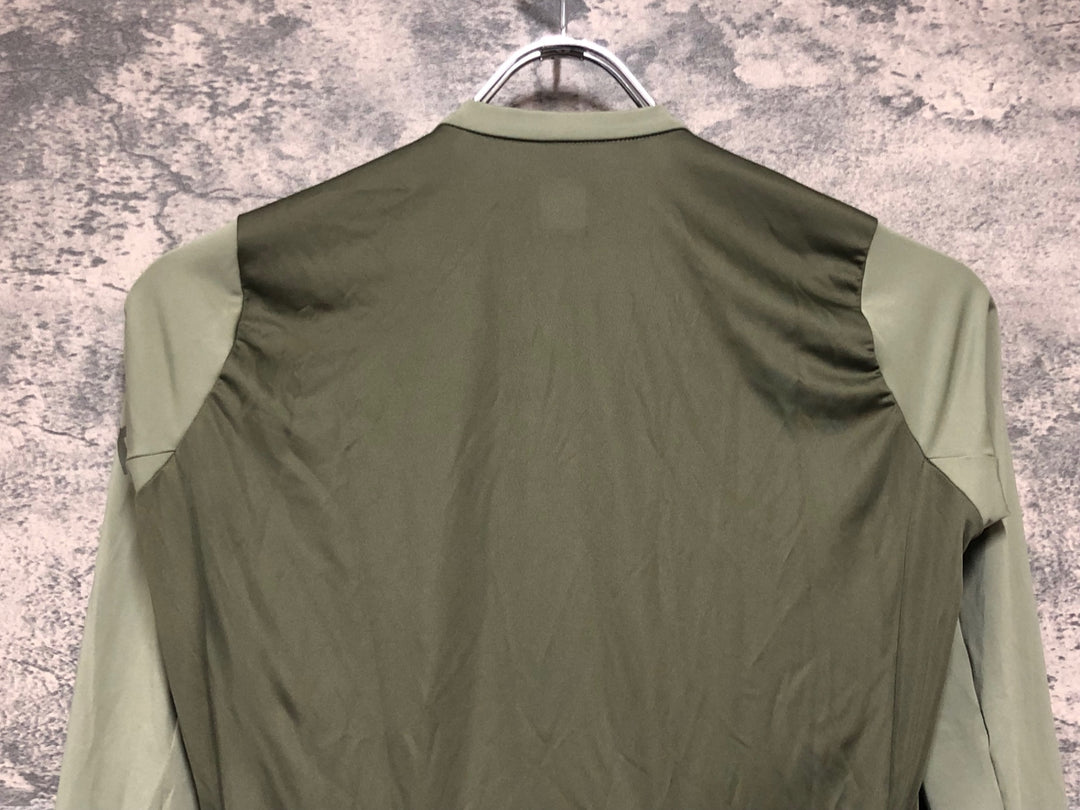 KM109 ラファ Rapha WOMEN'S PRO TEAM LONG SLEEVE LIGHTWEIGHT JERSEY 長袖 サイクルジャージ 白 S ※襟ほつれ