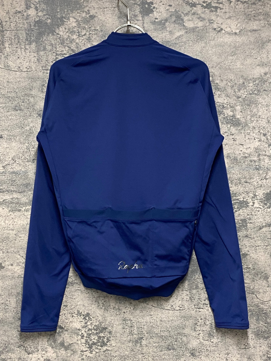 JW054 ラファ Rapha CORE LONG SLEEVE JERSEY 長袖サイクルジャージ 紺 S 裏起毛