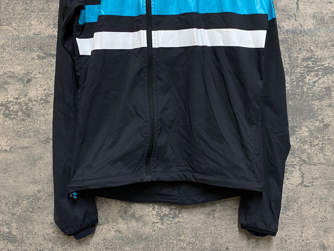 JN164 ラファ Rapha SPRAY JACKET 長袖 ウィンドブレーカー 黒 S TEAM Sky
