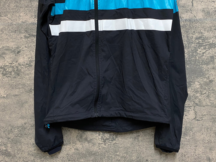 JN164 ラファ Rapha SPRAY JACKET 長袖 ウィンドブレーカー 黒 S TEAM Sky