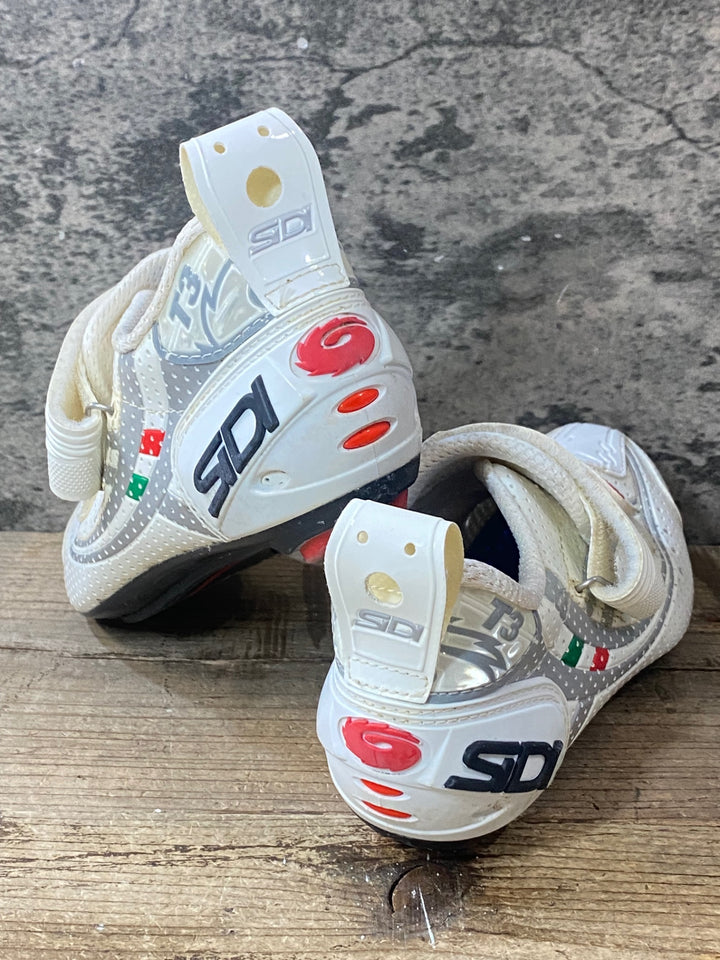 JZ158 シディ SIDI T3 トライアスロン ビンディングシューズ 白 EU39