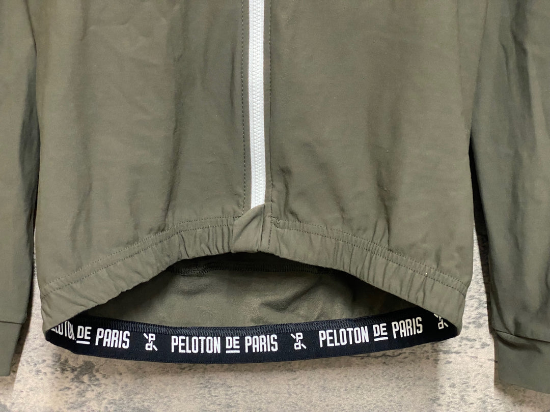 JN476 プロトンドパリ PELOTON DE PARIS 長袖 サイクルジャージ カーキ M