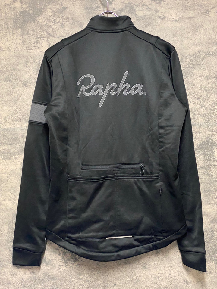 KO843 ラファ Rapha WINTER JERSEY 長袖 サイクルジャージ 黒 M