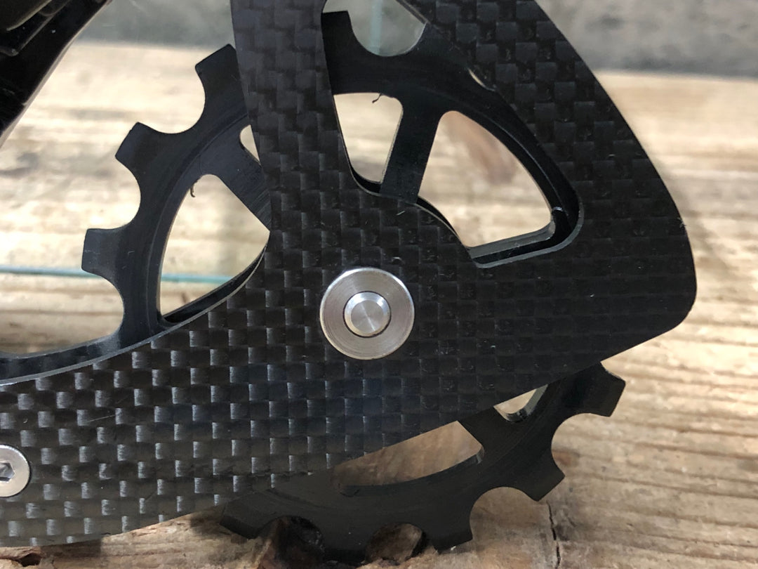 KE448 シマノ SHIMANO デュラエース DURA-ACE RD-R9150 リアディレイラー 11s Di2 SBC製ビッグプーリー 動作確認済 ※B軸パーツ欠品