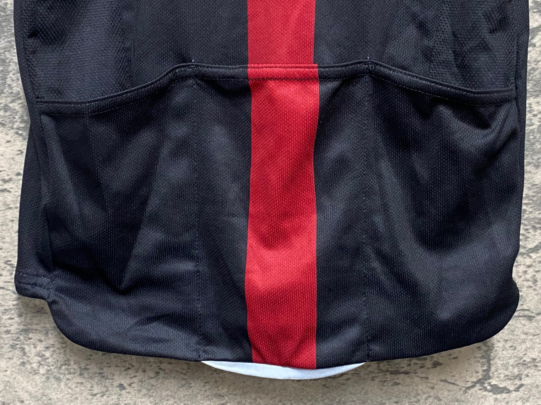 KG335 カステリ CASTELLI 半袖 サイクルジャージ 赤 黒 S INEOS