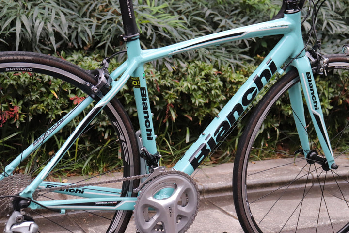 ビアンキ BIANCHI ヴィアニローネ VIA NIRONE 7 2016年 50サイズ シマノ 105 5800 MIX 11S アルミ ロードバイク 【さいたま浦和店】