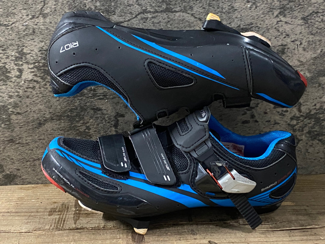 KK242 シマノ SHIMANO RIO7 SH-R107L ビンディングシューズ 黒 EU40 3穴