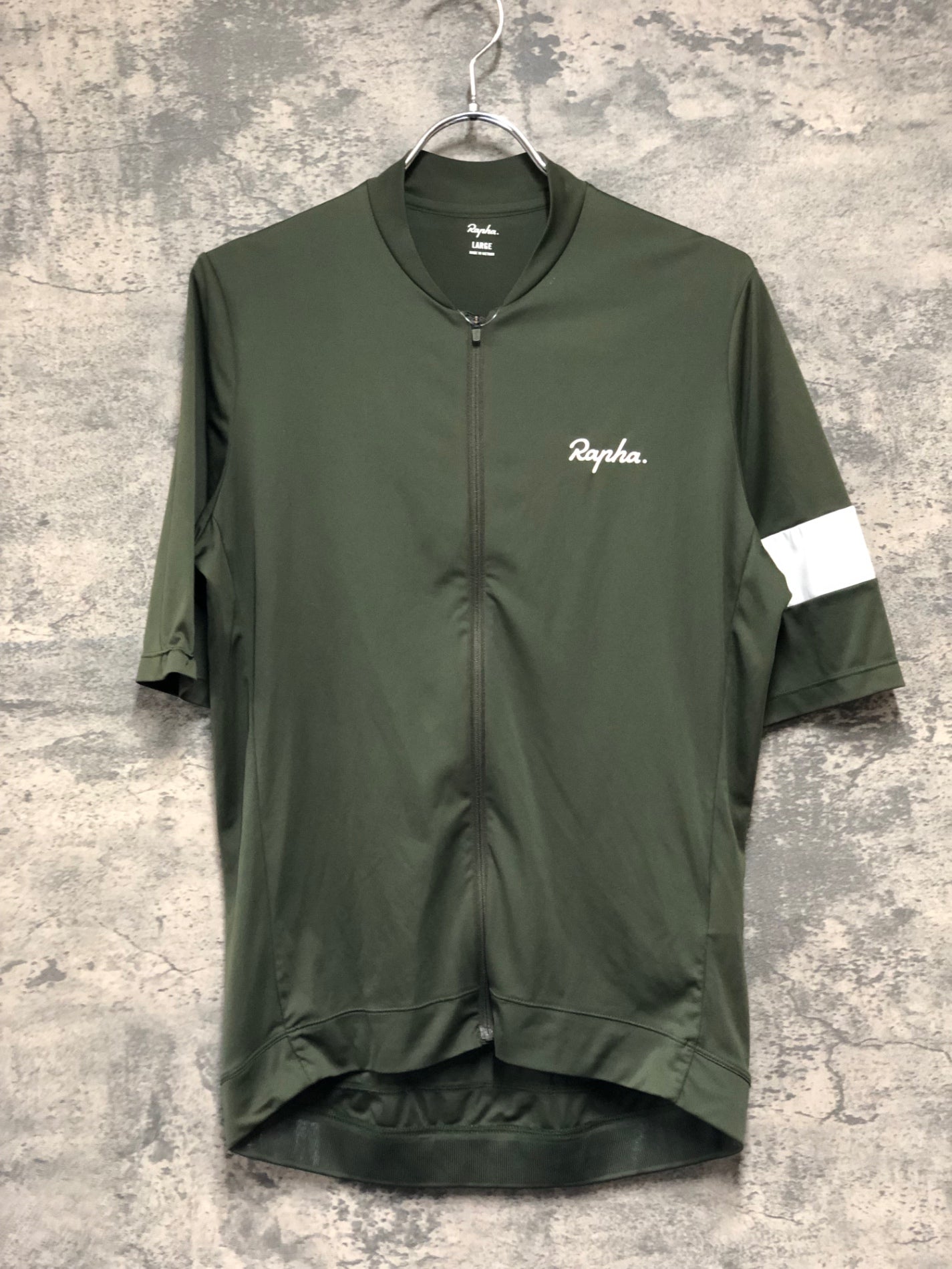 KD856 ラファ Rapha CORE JERSEY 半袖 サイクルジャージ カーキ L