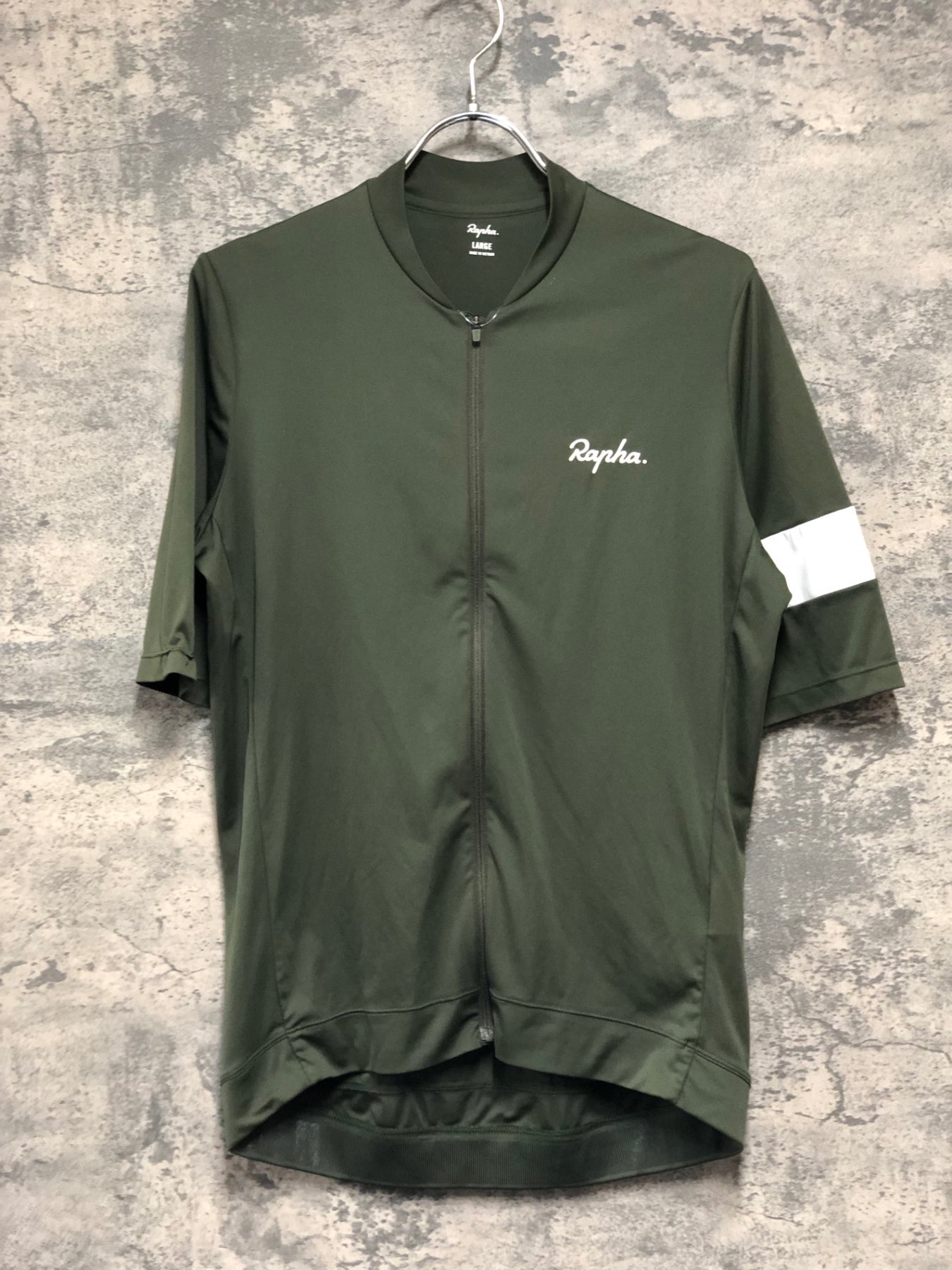 KD856 ラファ Rapha CORE JERSEY 半袖 サイクルジャージ カーキ L