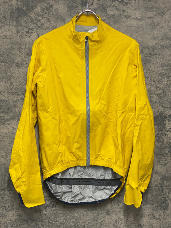 JY660 カフェドシクリステ CAFE DU CYCLISTE SUZETTE MEN 長袖 レインジャケット 黄 M
