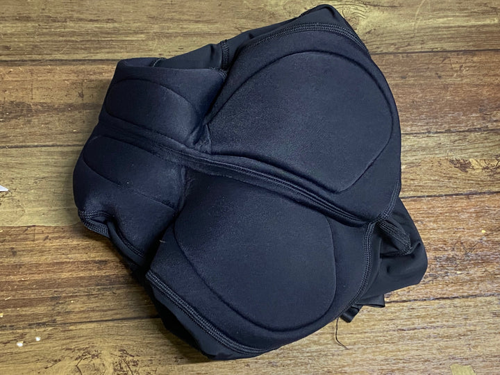 KN953 ラファ Rapha ATHLETES CARGO PRO TEAM BIB SHORTS ビブショーツ 黒緑 XS ※一部ゴム切れ