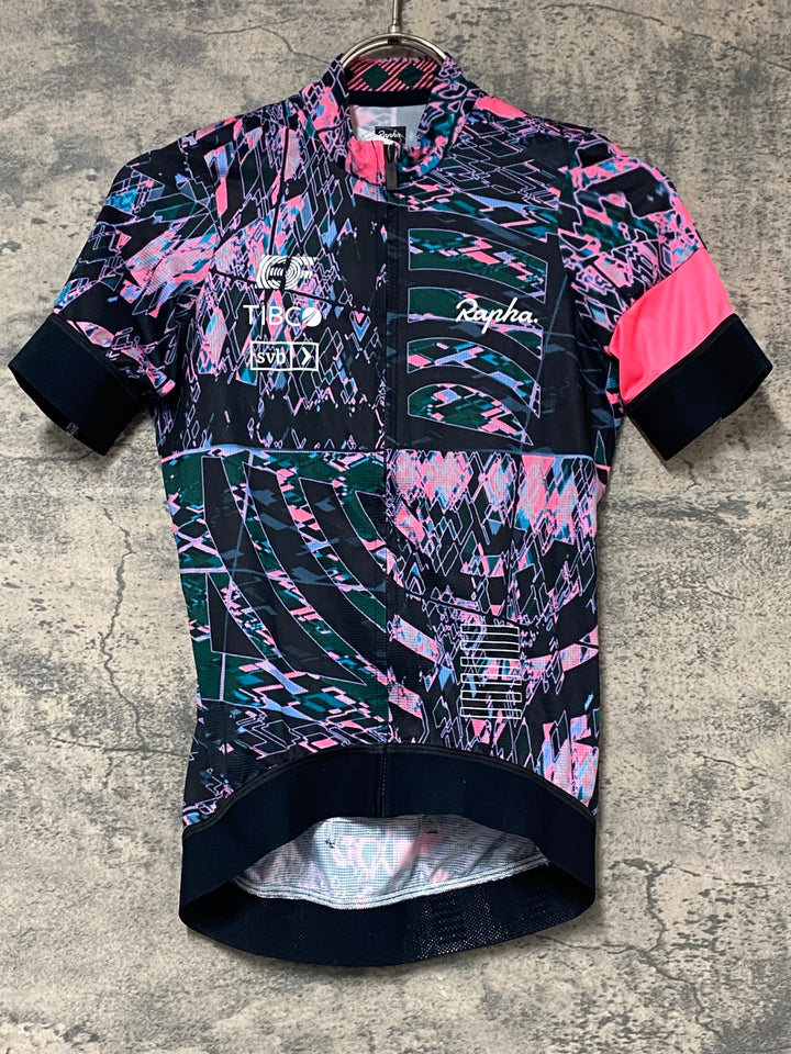 KK464 ラファ Rapha EF Education Women's First Pro Team Jersey 半袖 サイクルジャージ XXS レディース