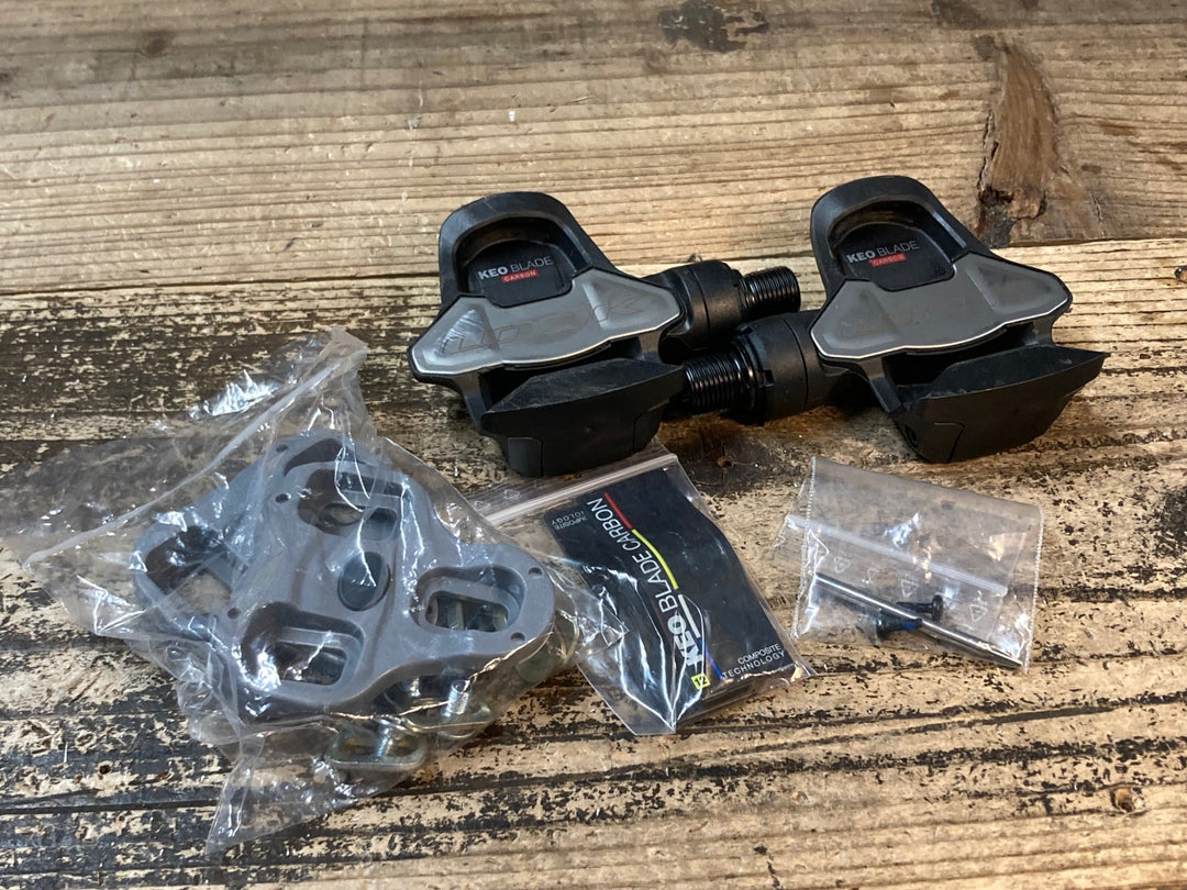 JS922 ルック LOOK KEO BLADE CARBON 予備バネプレート、クリート未使用付属