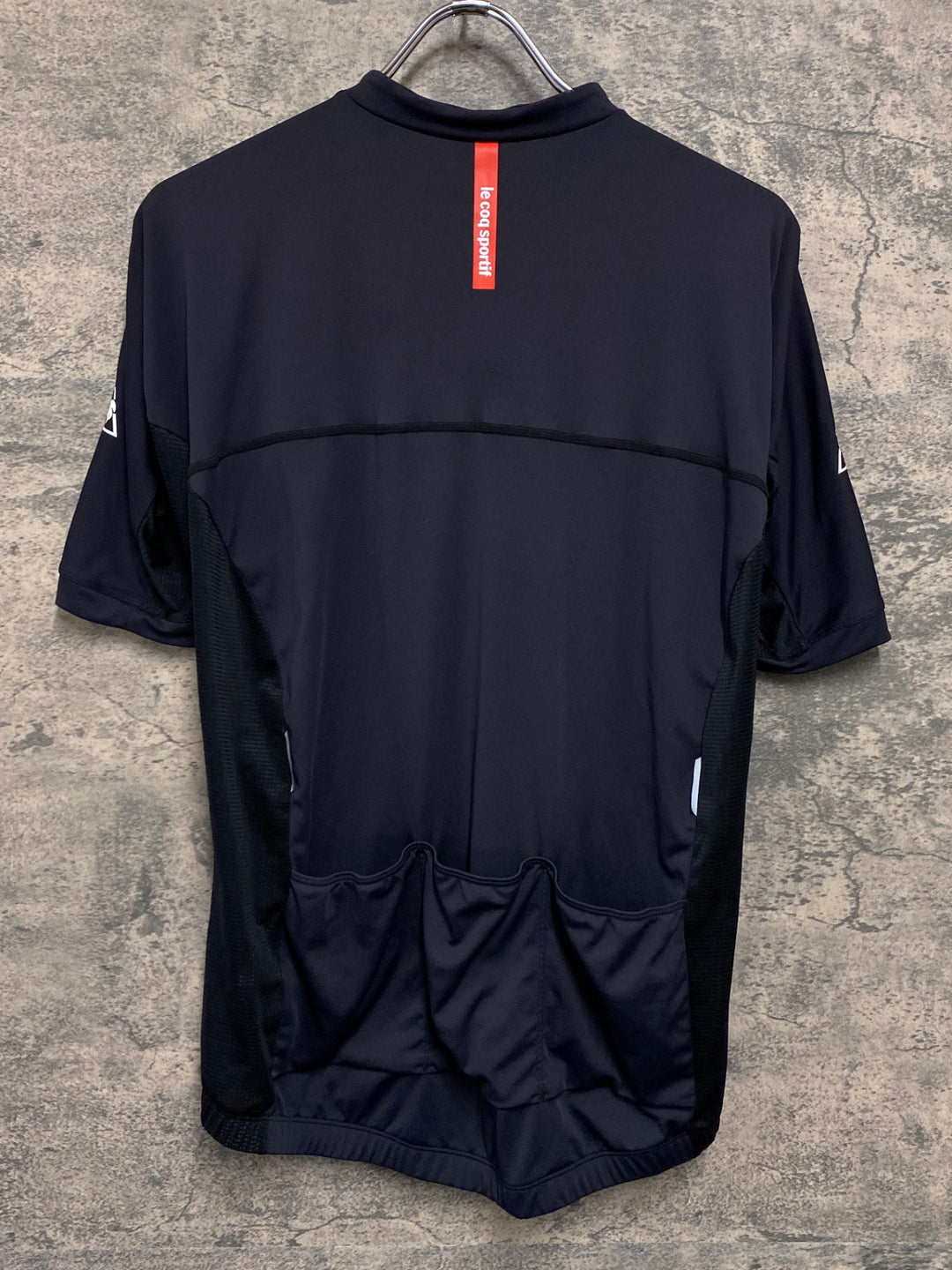 JW556 ルコックスポルティフ le coq sportif 半袖 サイクルジャージ 黒 O