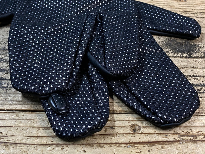 JT514 アソス ASSOS Lobster Shell Gloves 長指 グローブ 黒 M 裏起毛