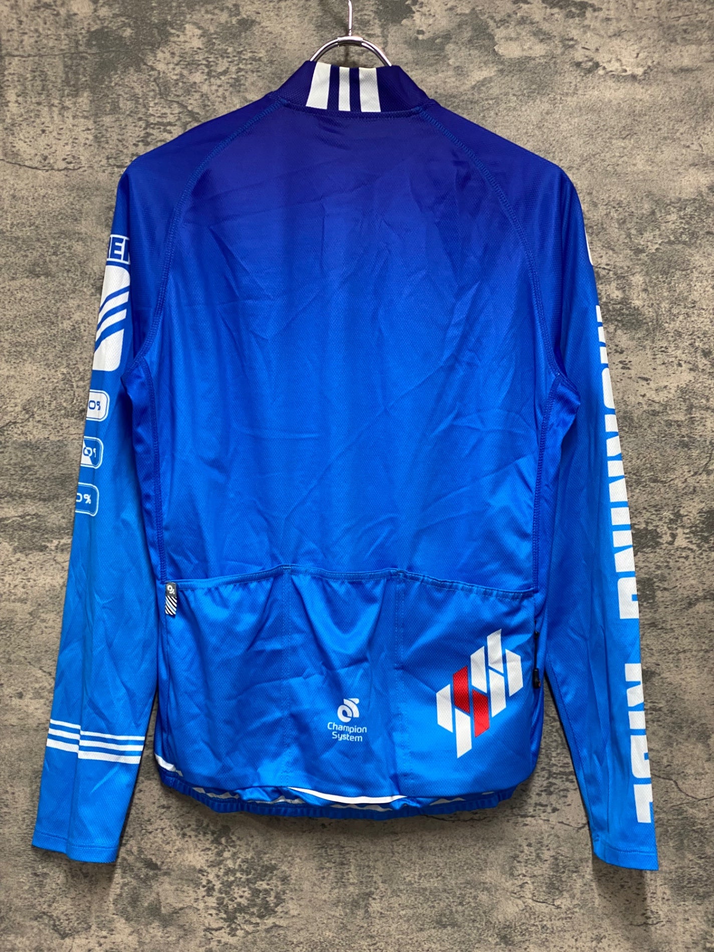 JU874 チャンピオンシステム ChampionSystem 長袖 サイクルジャージ 青