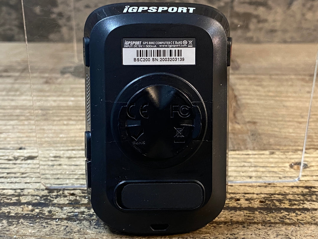 JI078 iGP SPORT BSC200 GPS サイクルコンピューター 本体のみ